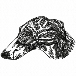 Dogs Embroidery Design 7 Dogs Embroidery Design 7